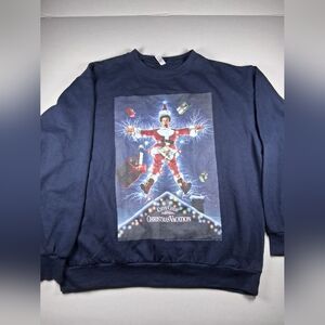 National Lampoons Christmas Vacation Sweater Mens Size Large Crew Neck Pullover